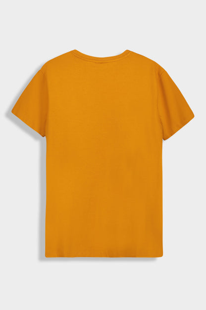 Graphic T-Shirt _ 144605 _ Mustard