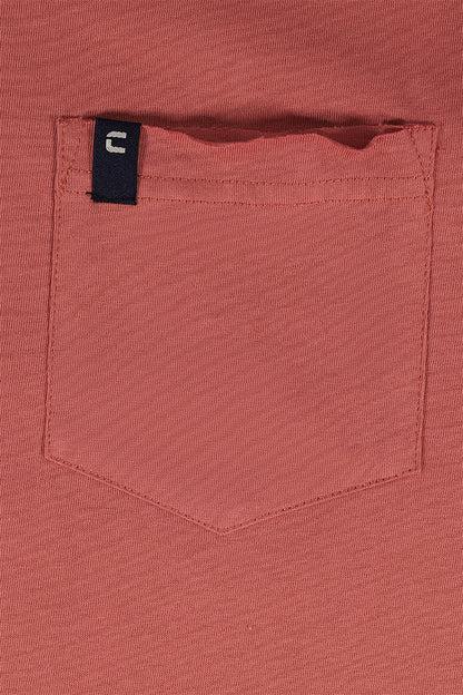 T-Shirt With Pocket _ 141860 _ Dark Rose
