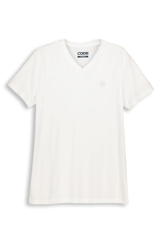 V-Neck T-Shirt _ 141862 _ White