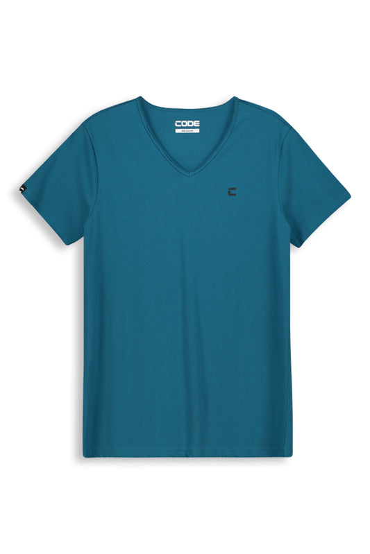 V-Neck T-Shirt _ 141863 _ Blue