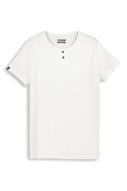 Henley T-Shirt _ 141865 _ White
