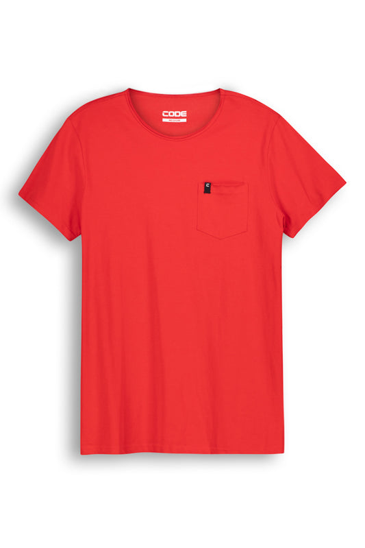 Basic T-Shirt _ 142007 _ Fire Red