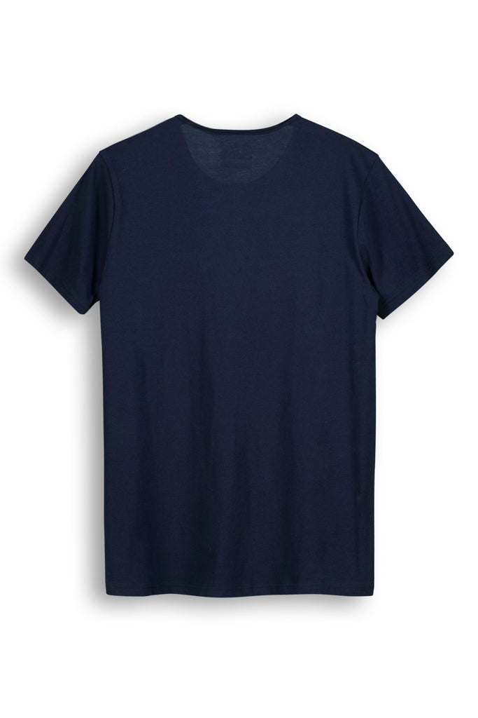 Basic T-shirt _ 142164 _ Blue Print