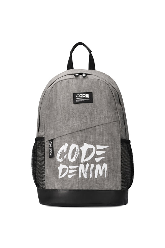 Branded Backpack _ 142978 _ Grey
