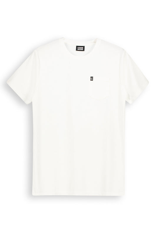 Textured T-Shirt _ 143123 _ White
