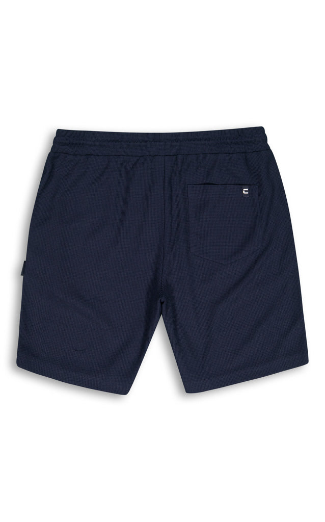 Textured Jog Shorts _ 143130 _ Navy