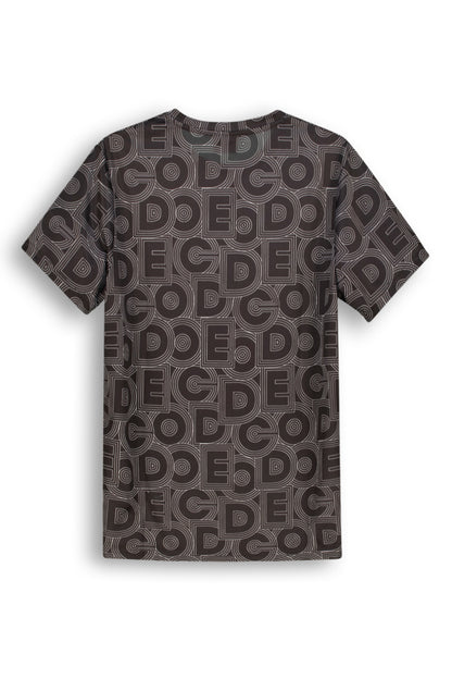 All Over Print T-Shirt _ 143160 _ Black