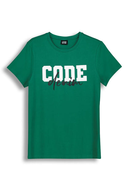 Graphic T-Shirt _ 143184 _ Meadow Green