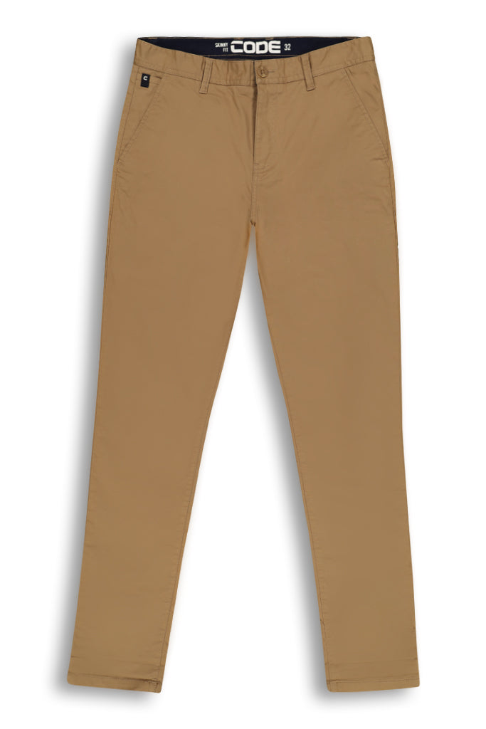 Skinny Fit Chino Pants _ 145490 _ Coffee