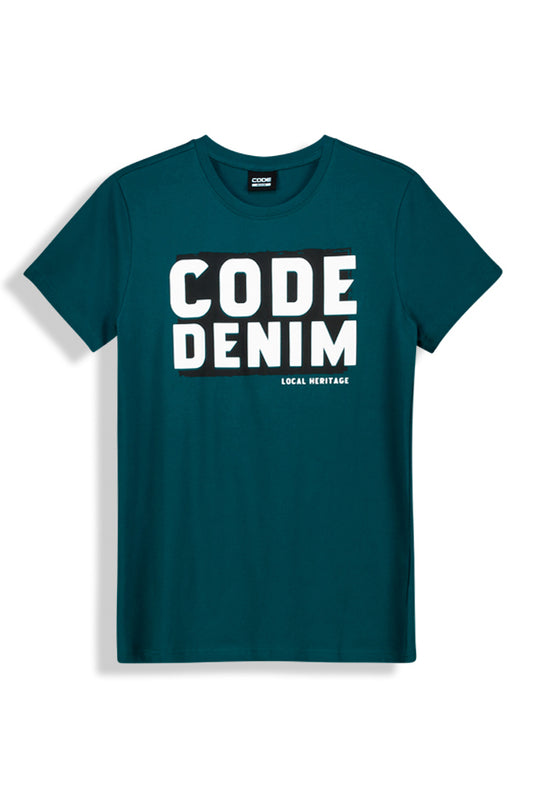 Graphic T-Shirt _ 145974 _ Deep Teal