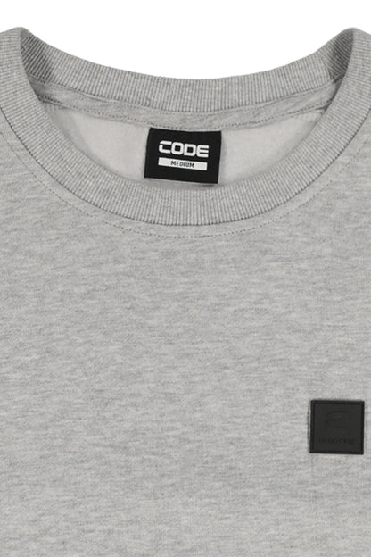 Core Crew Sweater _ 145977 _ Grey Melange