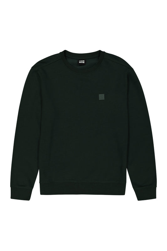 Basic Sweat Top _ 145985 _ Forest Green