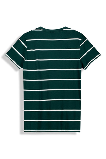 Striped T-Shirt _ 146452 _ Green Multi