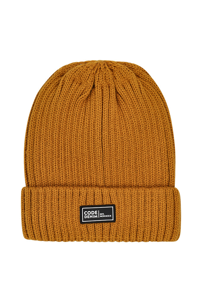 Basic Beanie _ 147188 _ Mustard