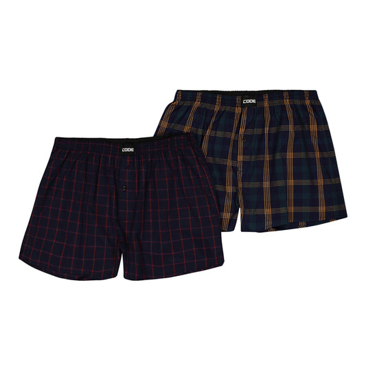 2-Pack Woven Boxers _ 147514 _ Navy