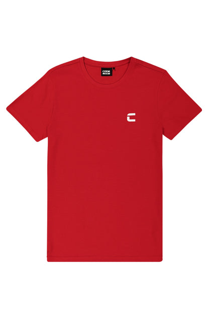 Pique T-Shirt _ 148963 _ Red