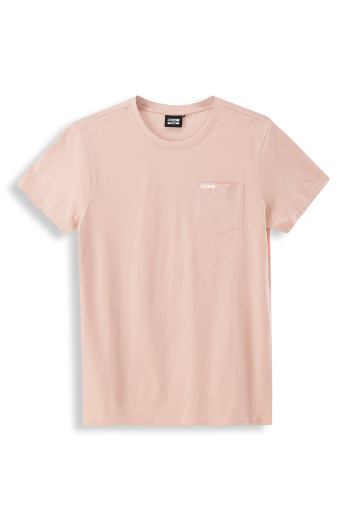 Crew Neck T-Shirt _ 151392 _ Cameo Rose