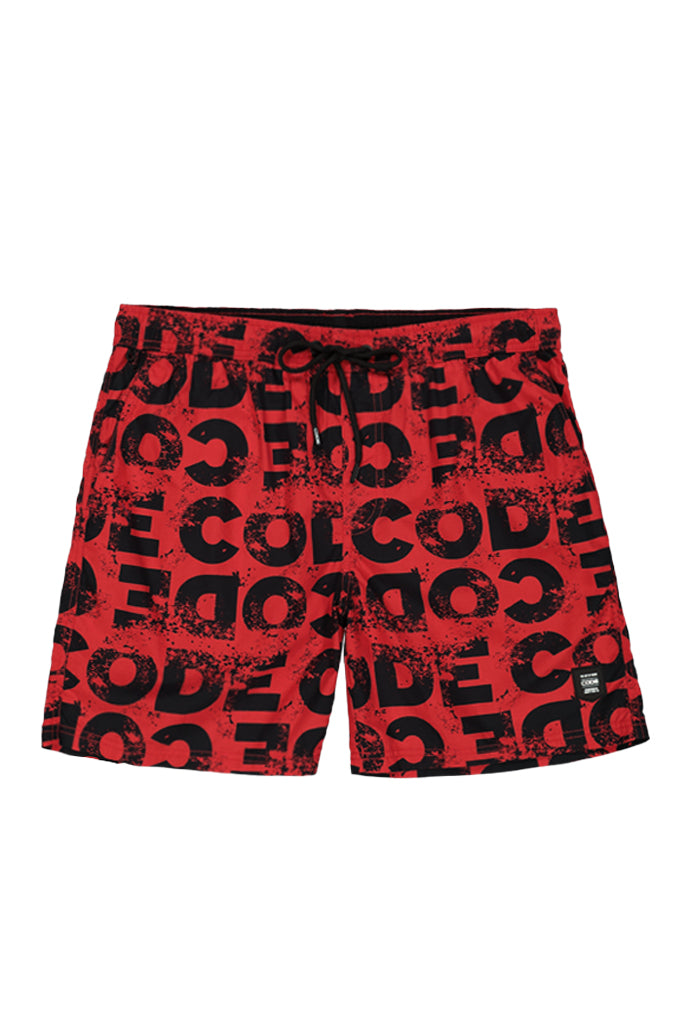 Pool Shorts _ 151465 _ Red Multi