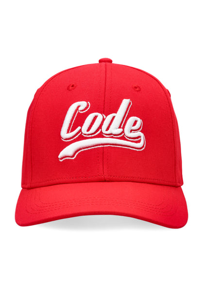 Logo Peak Cap _ 151615 _ Fire Red