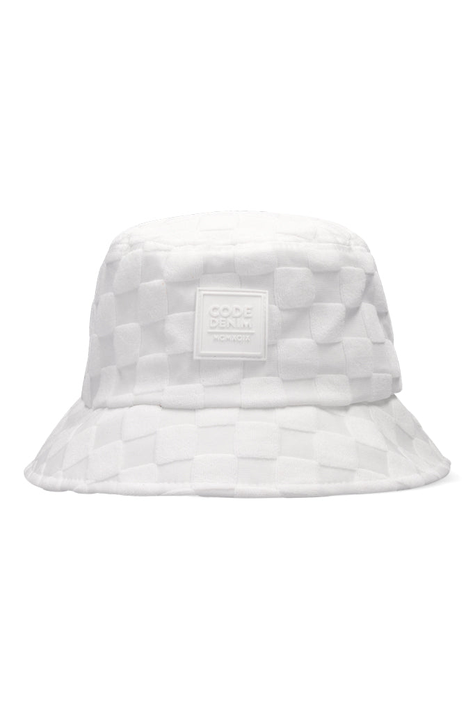 Terri Towel Bucket Hat _ 151622 _ White