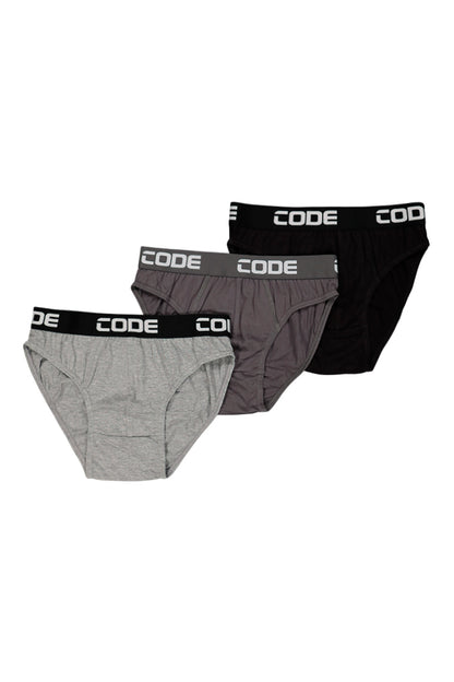 3-Pack Briefs _ 152149 _ Grey Melange