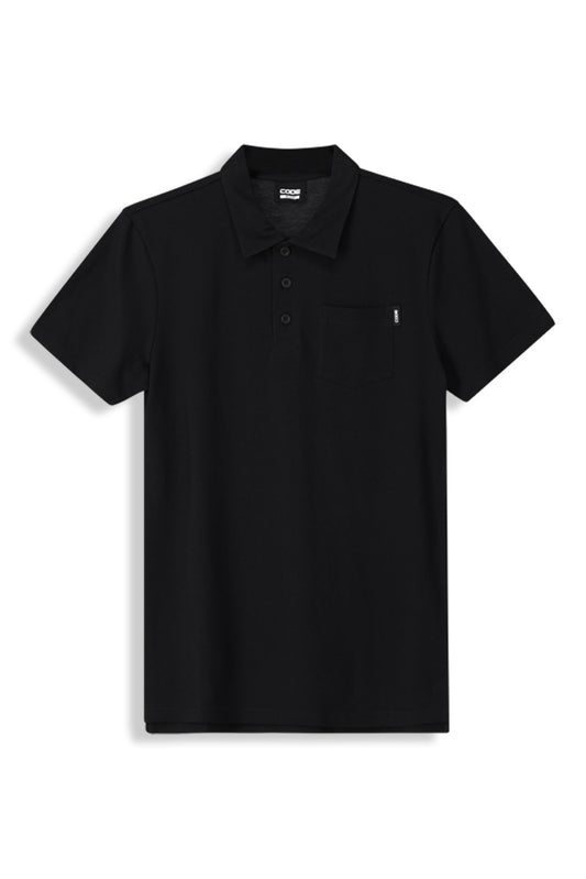 Golfer With Pocket _ 152221 _ Black