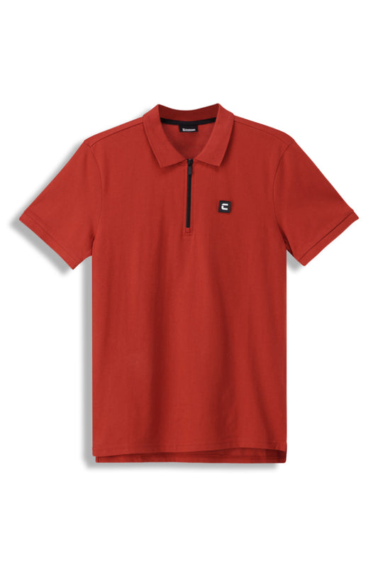 Zipper Golfer _ 152225 _ Red Ochre