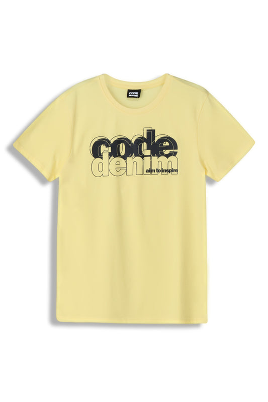 Graphic T-Shirt _ 152324 _ Lemon