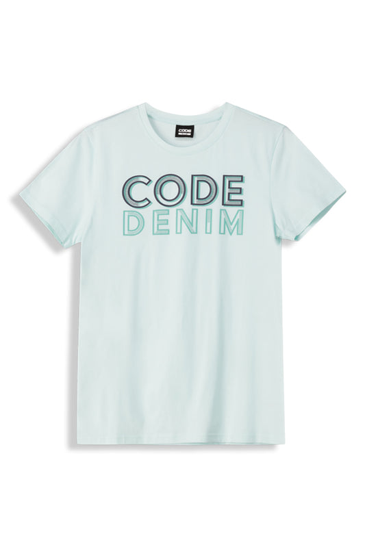 Graphic T-Shirt _ 152354 _ Toothpaste Aqua