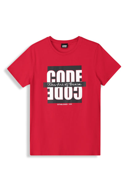 Graphic T-Shirt _ 152368 _ Fire Red