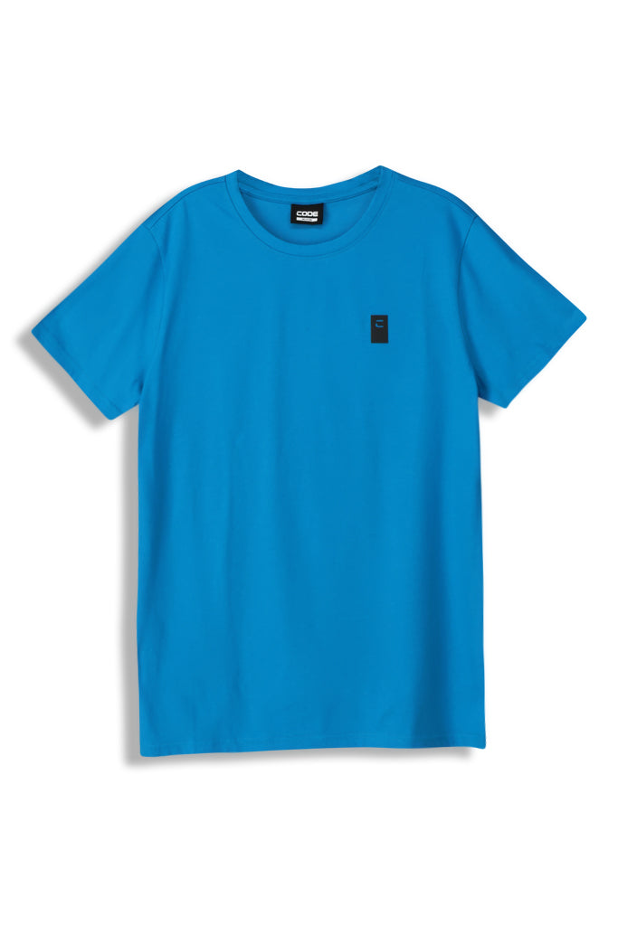 Crew Neck T-Shirt _ 152373 _ Surf Blue