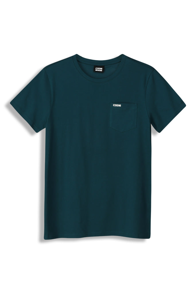 Crew Neck T-Shirt _ 152374 _ Deep Teal