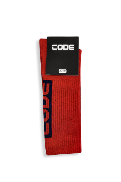 3-Pack Tube Socks _ 152410 _ Fire Red