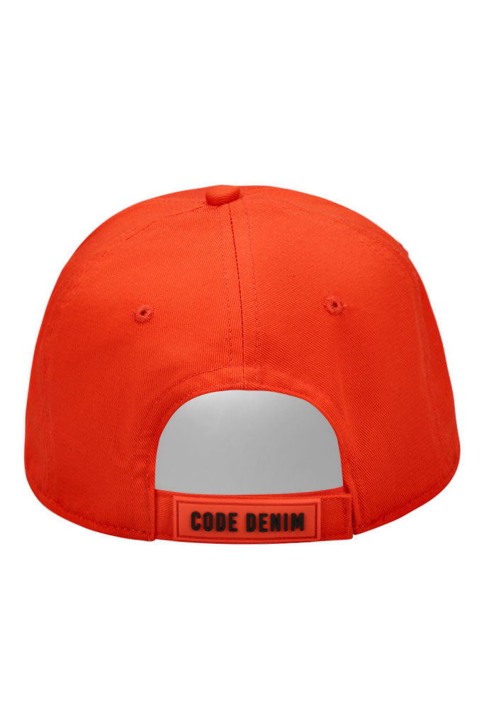 Rubber Badge Peak Cap _ 152475 _ Tango Orange