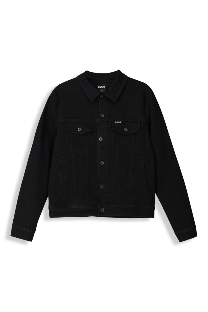 Denim Jacket _ 154235 _ Black Denim