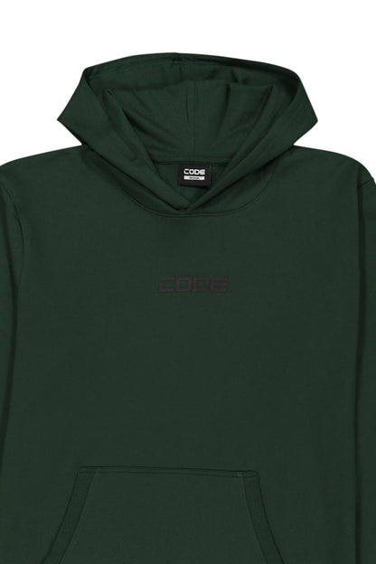 Fleece Hoodie _ 156660 _ Forest Green