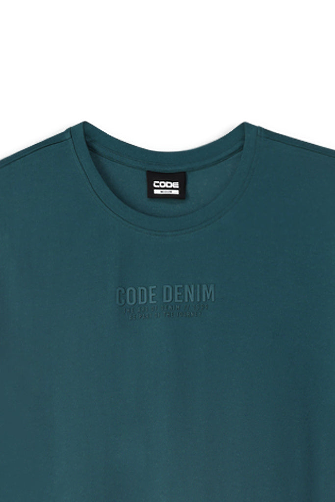 Crew Neck T-Shirt _ 156765 _ Deep Teal