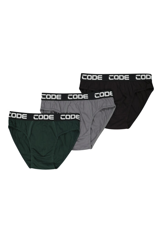 3-Pack Briefs _ 163663 _ Forest Green