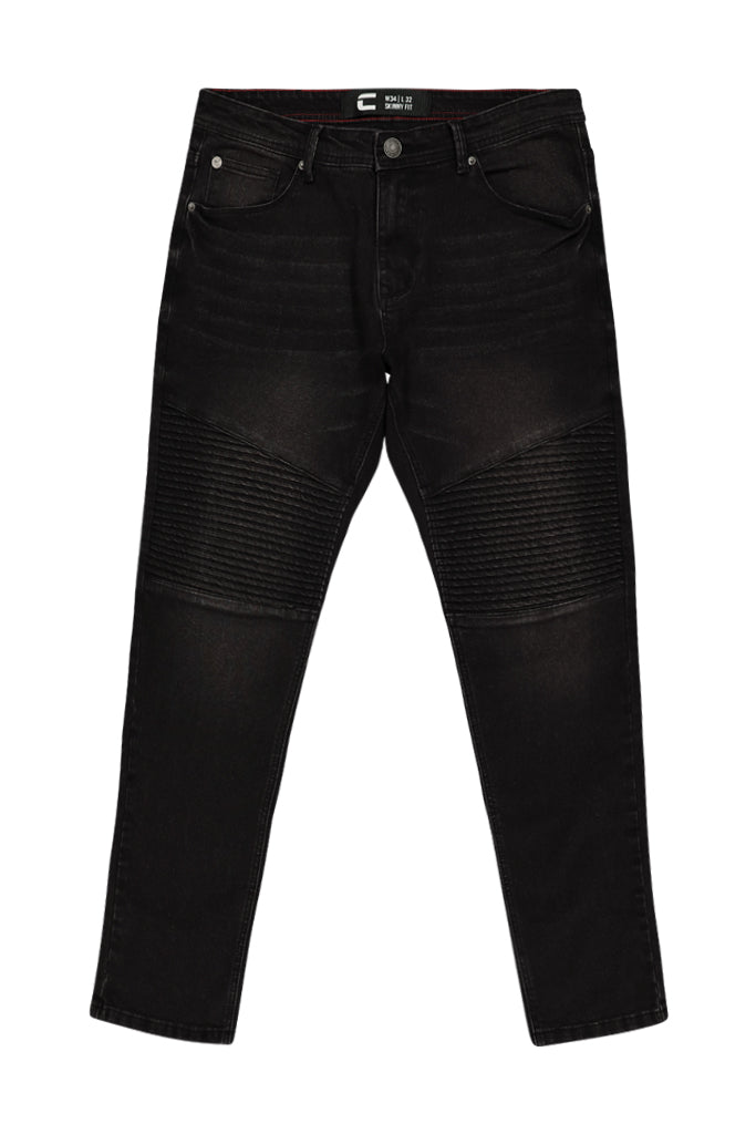 Biker-Style Jeans _ 146517 _ Black Wash