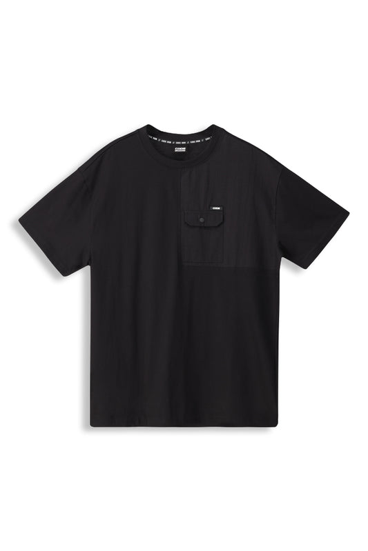 Oversized Combo T-Shirt _ 151487 _ Black