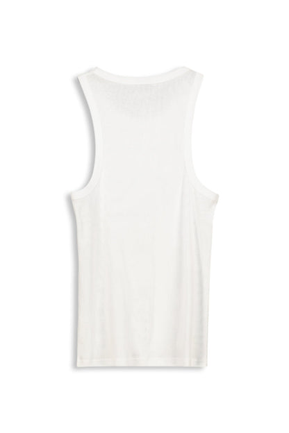 Ribbed Vest _ 141534 _ White