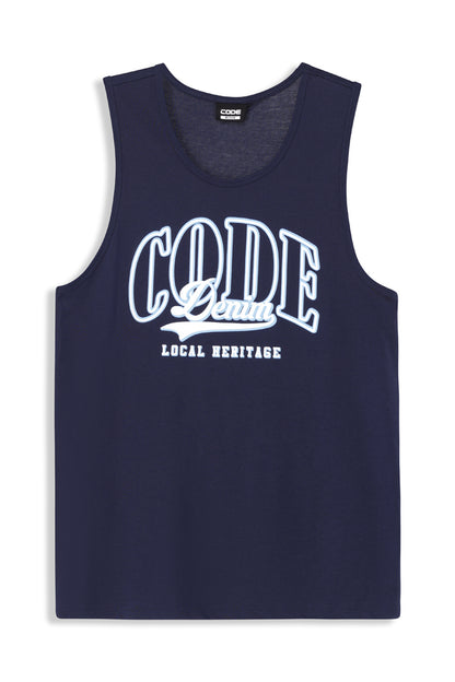 Graphic Vest _ 163840 _ Navy