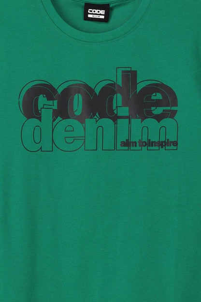 Graphic T-Shirt _ 152361 _ Meadow Green