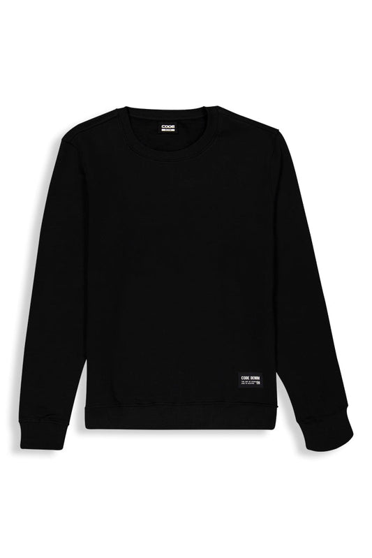 Crew Sweat Top _ 156658 _ Black