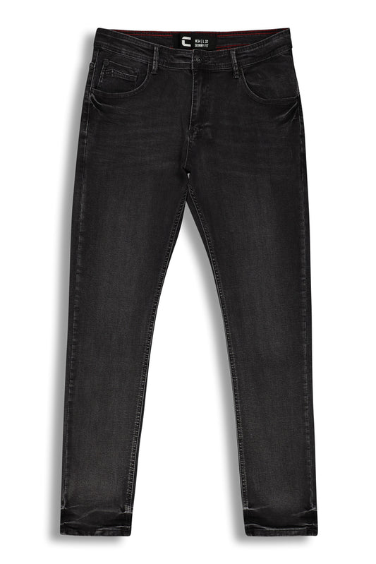 Skinny Fashion Jeans - Washed Black
