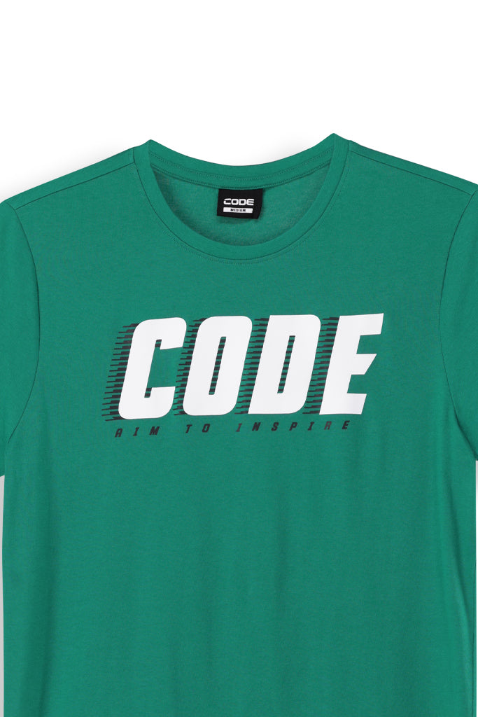 Graphic T-Shirt _ 163855 _ Meadow Green