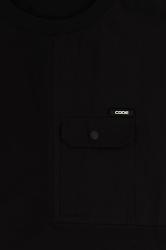 Oversized Combo T-Shirt _ 151487 _ Black