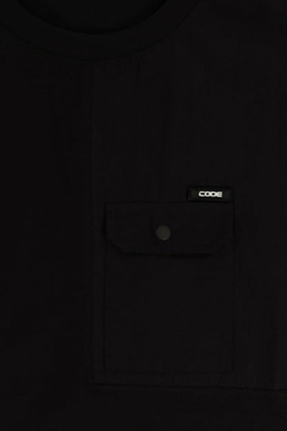Oversized Combo T-Shirt _ 151487 _ Black