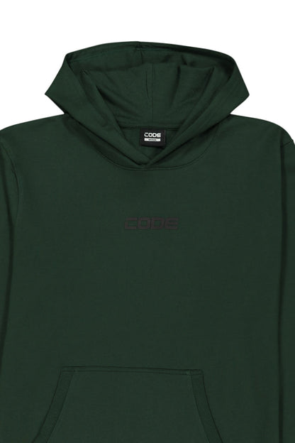 Fleece Hoodie _ 156660 _ Forest Green