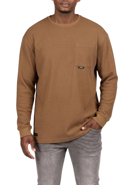 Textured Long Sleeve T-Shirt